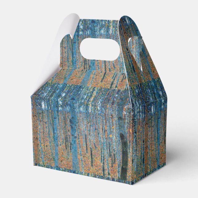 Gustav Klimt Beech Tree Forest Grove Favour Box (Front Side)