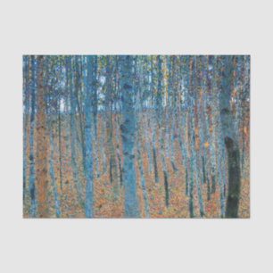 Gustav Klimt Beech Tree Forest Grove Tissue Paper