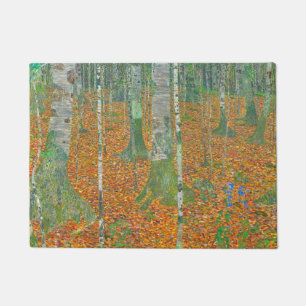 Gustav Klimt - Birch Forest Doormat
