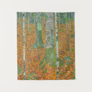Gustav Klimt - Birch Forest Tapestry