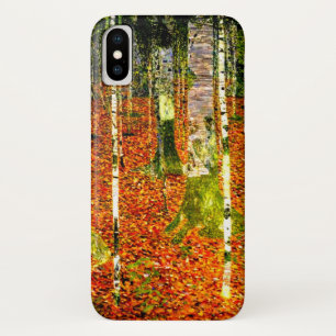 Gustav Klimt Birch Trees iPhone X Case