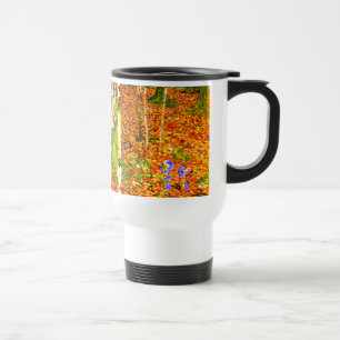 Gustav Klimt Birch Trees Travel Mug