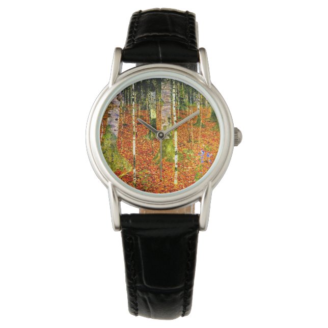 Gustav Klimt Birch Trees Watch (Front)