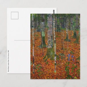 Gustav Klimt - Birch Wood Postcard