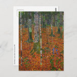 Gustav Klimt - Birch Wood Postcard<br><div class="desc">Birch Wood - Gustav Klimt,  Oil on Canvas,  1903</div>