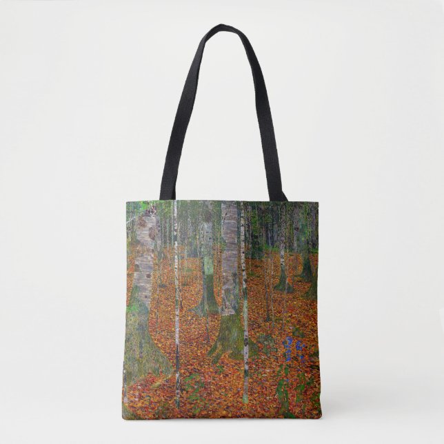 Gustav Klimt - Birch Wood Tote Bag (Front)