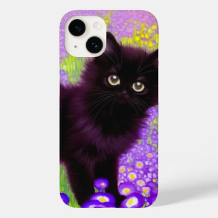 Gustav Klimt Black Kitten Case-Mate iPhone 14 Case