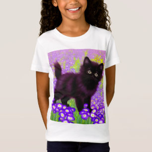Gustav Klimt Black Kitten T-Shirt