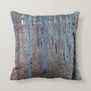 Gustav Klimt Buchenwald Beech Forest Cushion
