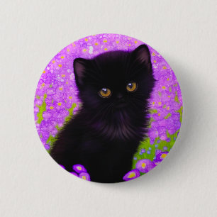 Gustav Klimt Cat 6 Cm Round Badge