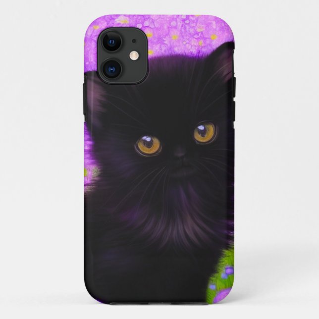 Gustav Klimt Cat Case-Mate iPhone Case (Back)