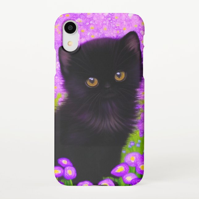 Gustav Klimt Cat iPhone Case (Back)