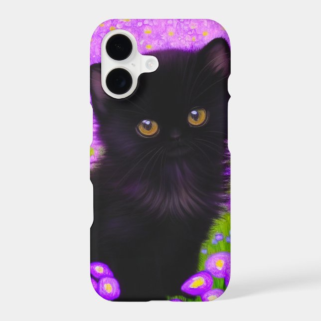 Gustav Klimt Cat iPhone Case (Back)
