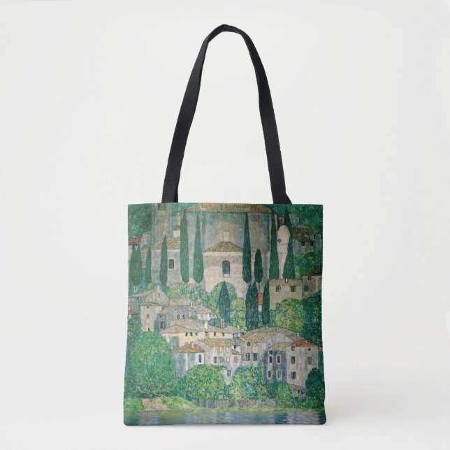 Gustav Klimt - Church in Cassone Tote Bag (Front)