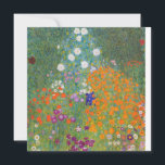 Gustav Klimt Cottage Garden Painting Flat Card<br><div class="desc">Cottage Garden Painting by Gustav Klimt - Flat Greeting Card</div>