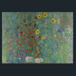 Gustav Klimt - Country Garden with Sunflowers Cutting Board<br><div class="desc">Country Garden with Sunflowers / Farm Garden with Sunflowers - Gustav Klimt in 1905-1906</div>
