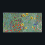 Gustav Klimt - Country Garden with Sunflowers Desk Mat<br><div class="desc">Country Garden with Sunflowers / Farm Garden with Sunflowers - Gustav Klimt in 1905-1906</div>