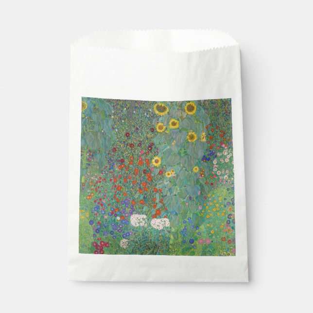 Gustav Klimt - Country Garden with Sunflowers Favour Bags (Front)