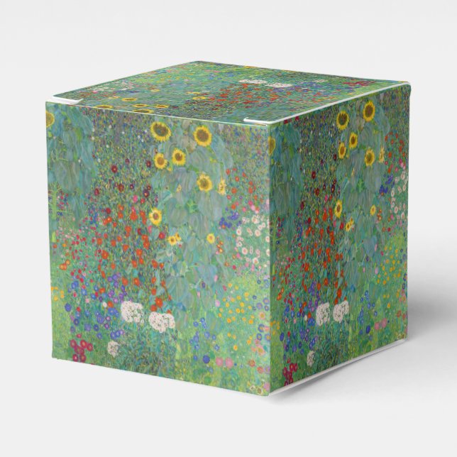 Gustav Klimt - Country Garden with Sunflowers Favour Box (Front Side)