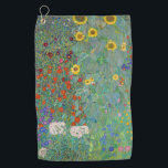 Gustav Klimt - Country Garden with Sunflowers Golf Towel<br><div class="desc">Country Garden with Sunflowers / Farm Garden with Sunflowers - Gustav Klimt in 1905-1906</div>