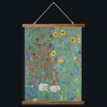 Gustav Klimt - Country Garden with Sunflowers Hanging Tapestry<br><div class="desc">Country Garden with Sunflowers / Farm Garden with Sunflowers - Gustav Klimt in 1905-1906</div>
