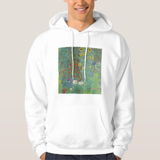 Gustav Klimt - Country Garden with Sunflowers Hoodie (Front)