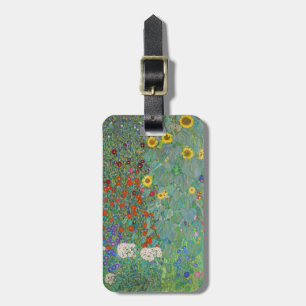 Gustav Klimt - Country Garden with Sunflowers Luggage Tag