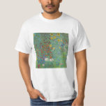 Gustav Klimt - Country Garden with Sunflowers T-Shirt<br><div class="desc">Country Garden with Sunflowers / Farm Garden with Sunflowers - Gustav Klimt in 1905-1906</div>
