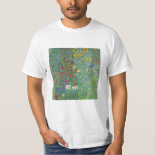Gustav Klimt - Country Garden with Sunflowers T-Shirt
