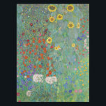 Gustav Klimt - Country Garden with Sunflowers Tablecloth<br><div class="desc">Country Garden with Sunflowers / Farm Garden with Sunflowers - Gustav Klimt in 1905-1906</div>