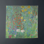 Gustav Klimt - Country Garden with Sunflowers Tapestry<br><div class="desc">Country Garden with Sunflowers / Farm Garden with Sunflowers - Gustav Klimt in 1905-1906</div>