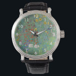 Gustav Klimt - Country Garden with Sunflowers Watch<br><div class="desc">Country Garden with Sunflowers / Farm Garden with Sunflowers - Gustav Klimt in 1905-1906</div>