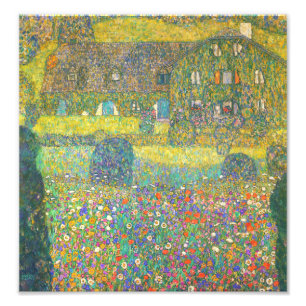 Gustav Klimt Country House by the Attersee Photo Print