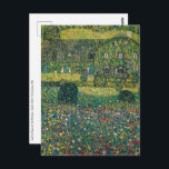 Gustav Klimt - Country House by the Attersee Postcard<br><div class="desc">Country House by the Attersee - Gustav Klimt,  Oil on Canvas,  1914</div>