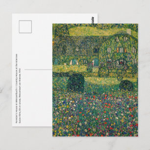 Gustav Klimt - Country House by the Attersee Postcard
