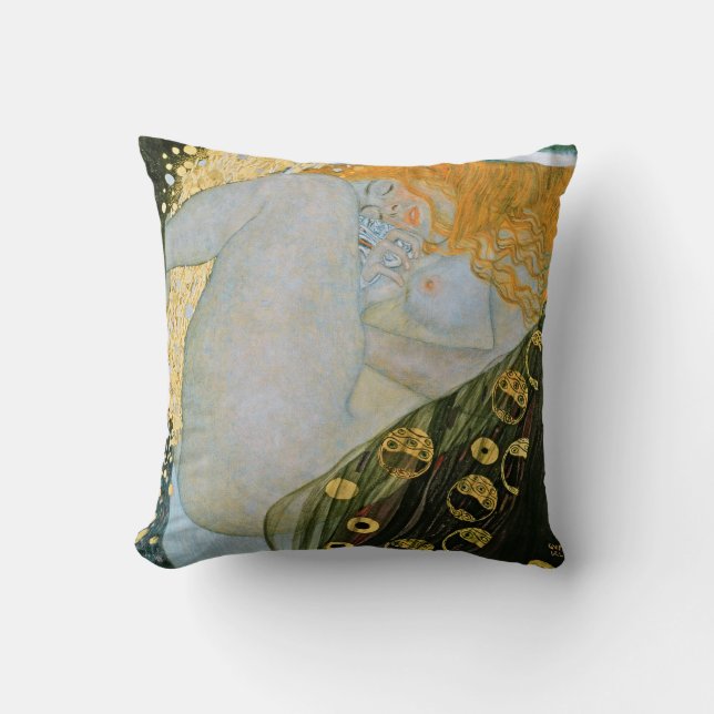 Gustav Klimt - Danae Cushion (Front)