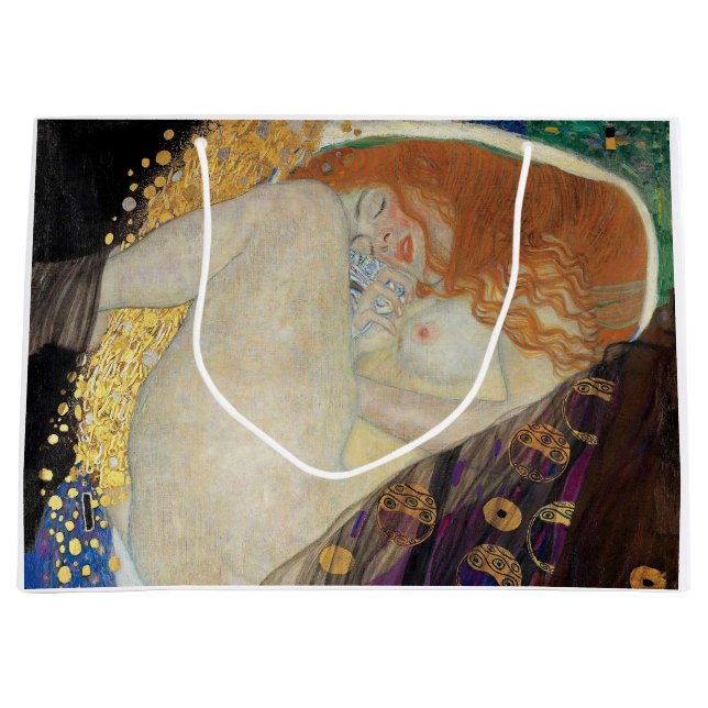Gustav Klimt - Danae Large Gift Bag (Front)