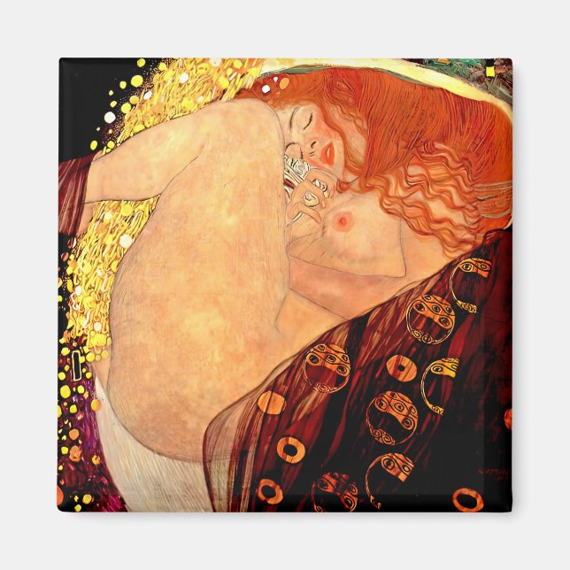Gustav Klimt danae Magnet (Front)