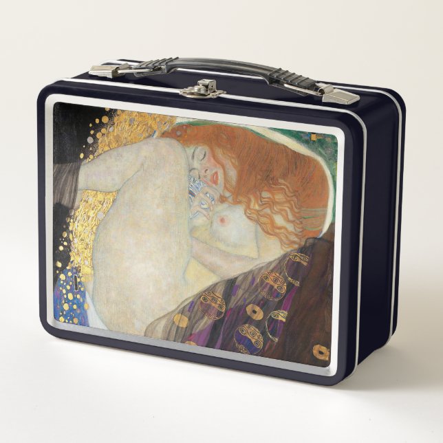 Gustav Klimt - Danae Metal Lunch Box (Front)