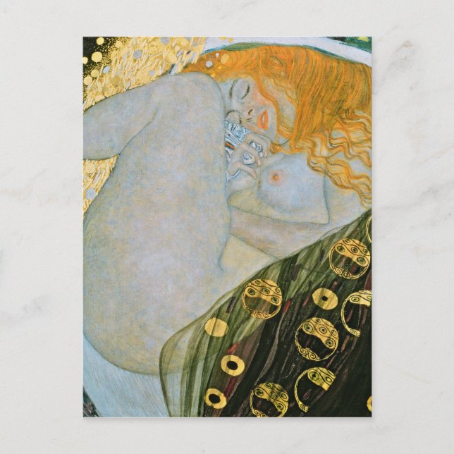 Gustav Klimt - Danae Postcard (Front)