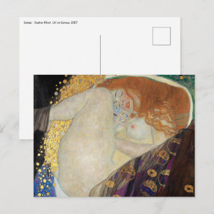 Gustav Klimt - Danae Postcard