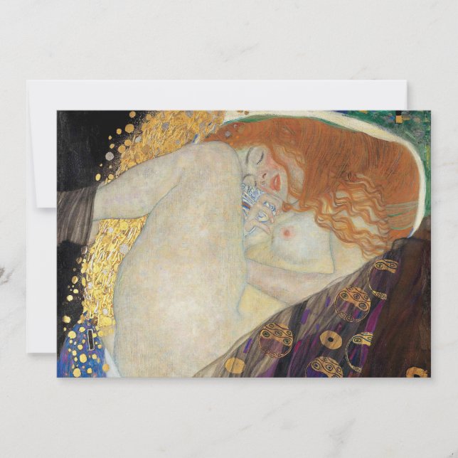 Gustav Klimt - Danae Thank You Card (Front)