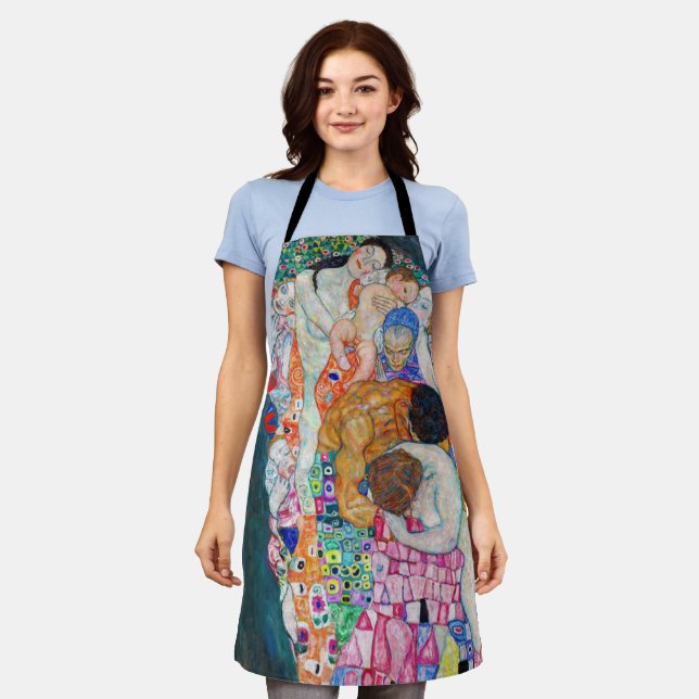 Gustav Klimt - Death and Life Apron (Worn)