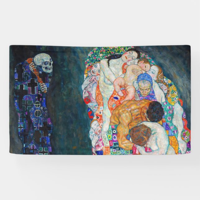 Gustav Klimt - Death and Life Banner (Horizontal)