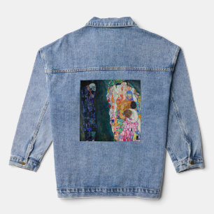 Gustav Klimt - Death and Life Denim Jacket