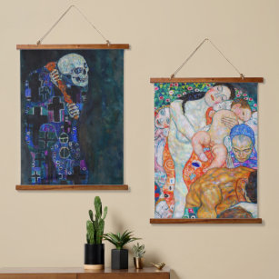 Gustav Klimt - Death and Life Hanging Tapestry