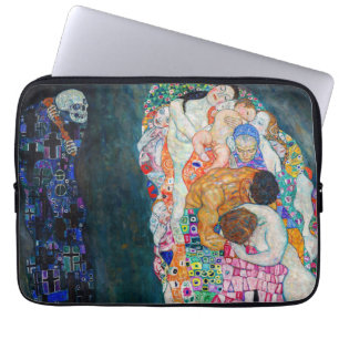 Gustav Klimt - Death and Life Laptop Sleeve