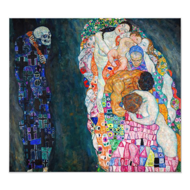 Gustav Klimt - Death and Life Photo Print (Front)