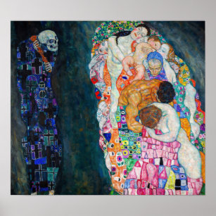 Gustav Klimt - Death and Life Poster