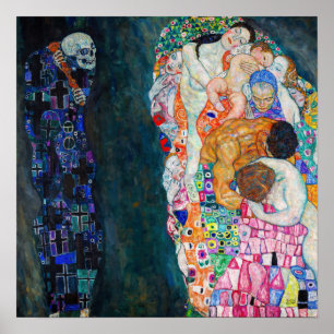 Gustav Klimt - Death and Life Poster
